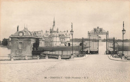 FRANCE  - Chantilly - Vue Générale - Vue De L'entrée De La Grille D'honneur - G I - Carte Postale Ancienne - Chantilly