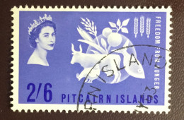 Pitcairn Islands 1963 Freedom From Hunger FU - Pitcairninsel