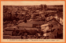 40 - B34373CPA - VILLENEUVE DE MARSAN - Vue Générale, Direction Aire Sur L'Adour - Très Bon état - LANDES - Villeneuve De Marsan