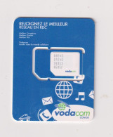 CONGO DR (Kinshasa) - Vodacom Unused Chip SIM Phonecard - Kongo