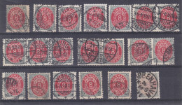 Danemark - Yvert 24 Oblitérés - 20 Timbres - - Oblitérés