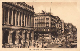 FRANCE - Marseille - Vue Sur La Canebière - Animé - Carte Postale Ancienne - Canebière, Stadtzentrum