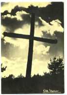 CPSM  10.5 X 15 Photographe Albert MONIER Le Ciel Crucifié     Croix  Contre-jour - Monier