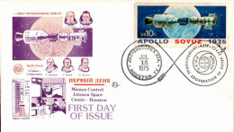 N°1605 V -FDC Apollo Soyuz 1975 - Oceanía