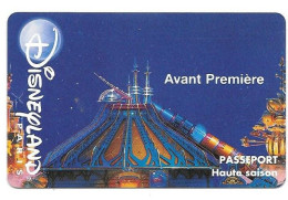 Passeport Disneyland Paris Space Montain Avant Première Valide Le 23/05/1995 - Disney Passports