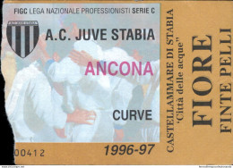 Bl140  Biglietto Calcio Ticket  Juve Stabia - Ancona - Biglietti D'ingresso