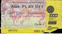 Bl158  Biglietto Calcio Ticket   Juve Stabia - Salernitana - Tickets - Vouchers