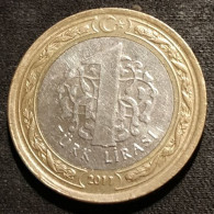 TURQUIE - TURKEY - 1 LIRA 2011 - KM 1244 - ( TÜRK LİRASI ) - Turquie