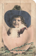 ENFANTS - Enfant Avec Une Lunette -  Carte Postale Ancienne - Portraits