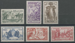 Réunion, N°149 à 154 Neuf* - (F2196) - Unused Stamps