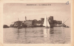 FRANCE - Marseille - Vue Au Loin De Château D'If - Des Bateaux Au Alentour - Carte Postale Ancienne - Castillo De If, Archipiélago De Frioul, Islas...