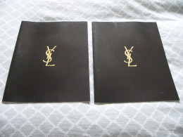 2 Grands Livrets YVES SAINT LAURENT 1993 1994 Bas Et Collants Concept Modèles ++ - Moda