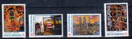 1985 - Tableaux De Ioan Tuculescu Mi 4155/4158  MNH - Ungebraucht