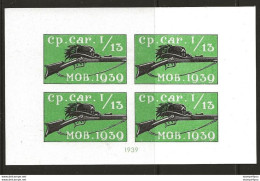 407 - 65- Feuillet Non Dentelé Neuf  "Cp. Car. 1/13" - Labels