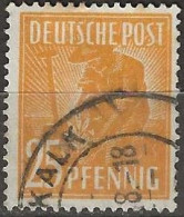 GERMANY 1947 Gardener - 25pf. - Orange FU - Usati