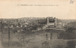 FRANCE - Fougères ( I & V) - Vue D'ensemble De La Ville - Vue Générale Prise Du Rocher Du Loup  - Carte Postale Ancienne - Fougeres