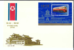 COREE DU NORD Ca.1976: LSC Ill. (FDC) De PYONGYANG - Corée Du Nord