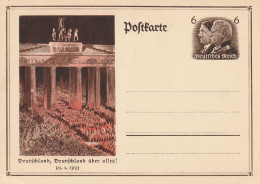 Deutsche Reich Postkarte Postfresch Ungelaufene Adolf Hitler - Collezioni E Lotti