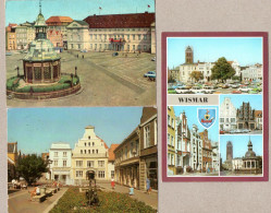 002# BRD  (DDR-Zeit) - AK:  Lot 3 Karten - Wismar - Wismar