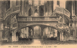 FRANCE - Paris - L'église Saint Etienne Du Mont - Le Jubé - Carte Postale Ancienne - Iglesias