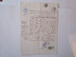 Document état Civil Mariage Lieutadès 15 Cantal - Manuscripts
