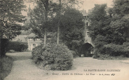 FRANCE - La Haute Saone Illustrée - Gray - Vue Générale Du Jardin Du Château - La Tour - Carte Postale Ancienne - Gray