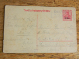 MILITARIA +GUERRE 14/18 : CARTE POUR UN PRISONNIER ENVOYEE DE MAING VERS RUCARTE LEON EN ALLEMANGNE 1917 +CACHET - Documents