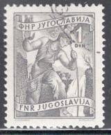 Yugoslavia 1950 Single Stamp For Local Economy In Fine Used - Oblitérés