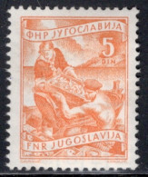 Yugoslavia 1950 Single Stamp For Local Economy In Fine Used - Oblitérés
