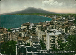 CASTELLAMMARE DI STABIA - STAZIONE FUNIVIA MONTE FAITO - EDIZIONE MOLINARI - SPEDITA 1957 (19565) - Castellammare Di Stabia