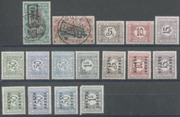 Congo Belge, Lot De 16 Timbres TAXE Neuf* Et Oblitérés - (F2213) - Unused Stamps