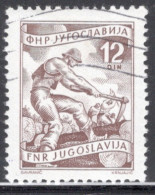 Yugoslavia 1950 Single Stamp For Local Economy In Fine Used - Oblitérés