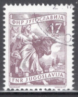 Yugoslavia 1950 Single Stamp For Local Economy In Fine Used - Used Stamps