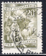 Yugoslavia 1950 Single Stamp For Local Economy In Fine Used - Used Stamps