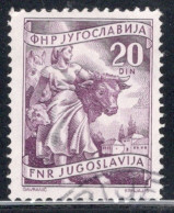 Yugoslavia 1950 Single Stamp For Local Economy In Fine Used - Used Stamps