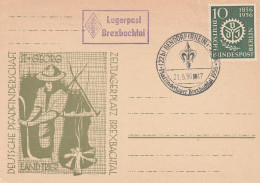 Allemagne Carte Bendorf Thème Scoutisme 1956 - Cartas & Documentos