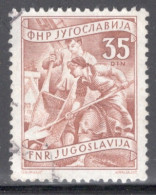 Yugoslavia 1950 Single Stamp For Local Economy In Fine Used - Used Stamps