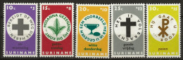 SURINAM: **, N° YT 471 à 475, Série, TB - Suriname ... - 1975