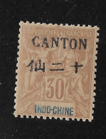 CANTON YT 26 NEUF** TB - Unused Stamps