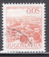 Yugoslavia 1971 Single Stamp For Sightseeing In Fine Used - Gebruikt