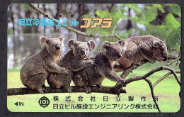 Japan 1V Koala Hitachi Air Conditioner Co., Used Card - Jungle