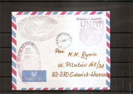 Pologne - Casques Bleus ( Lettre Commémorative De 1980 à Voir) - Storia Postale