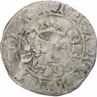 France, Charles V, Blanc Au K, 1365-1380, Billon, TB+, Duplessy:363 - 1364-1380 Carlos V El Sabio