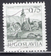 Yugoslavia 1971 Single Stamp For Sightseeing In Fine Used - Gebraucht