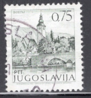 Yugoslavia 1971 Single Stamp For Sightseeing In Fine Used - Usati