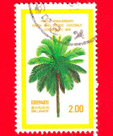 SRI LANKA - Usato - 1979 - 10° Anniversario Della Comunità APAC (Asian And Pacific Coconut Community) -  Palme - 2 - Sri Lanka (Ceylan) (1948-...)