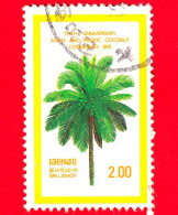 SRI LANKA - Usato - 1979 - 10° Anniversario Della Comunità APAC (Asian And Pacific Coconut Community) -  Palme - 2 - Sri Lanka (Ceylon) (1948-...)