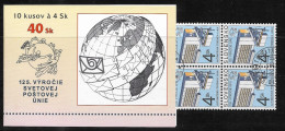 Slovakia 1999 ** 125th Anniversary Of The World Postal Union (UPU) ** Michel SK 336  ** CTO ** Slowakei** Full Booklet - Andere & Zonder Classificatie