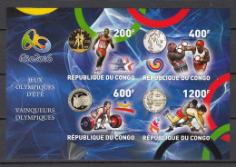 Olympia 2016: Congo  Kbg **, Imperf. - Zomer 2016: Rio De Janeiro