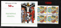 Slovakia 1999 ** Spiritual Renewal ** Michel SK 340  ** CTO ** Slowakei ** Full Booklet - Andere & Zonder Classificatie